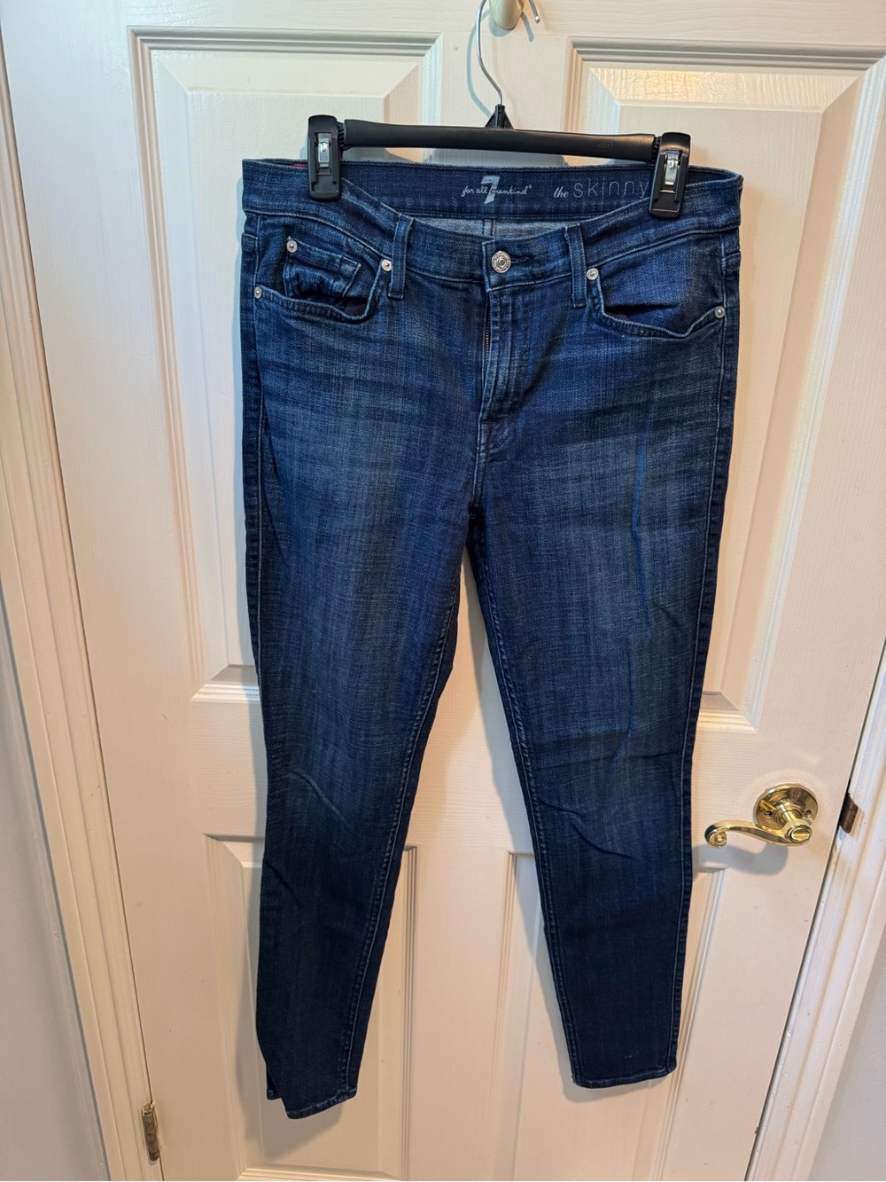 7 For All Mankind Indigo The Skinny Jeans